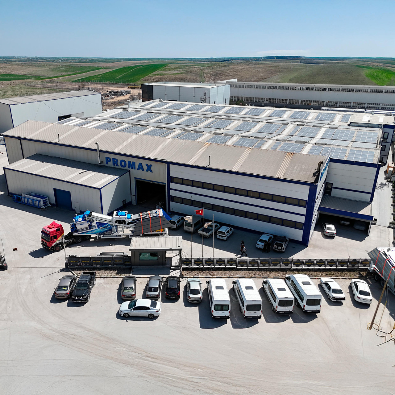 Site de production de centrales à béton Promax