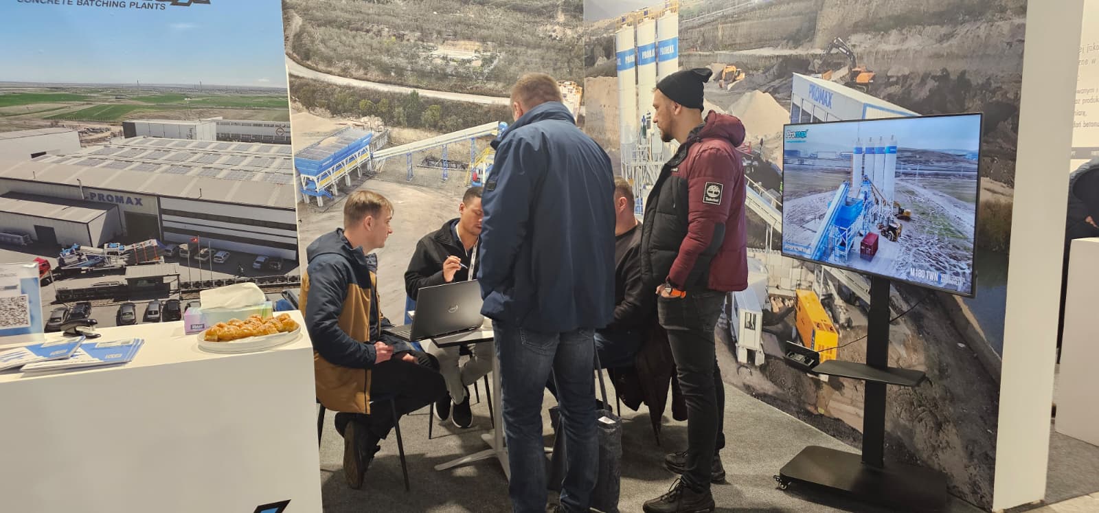 Promax Centrales à Béton a pris sa place au salon Poland Concrete Expo