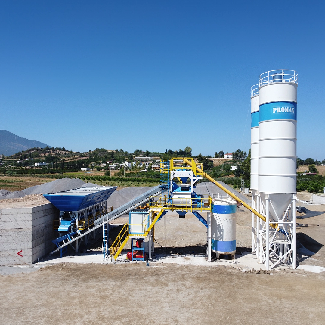 100m³/h Kompakt Beton Santrali