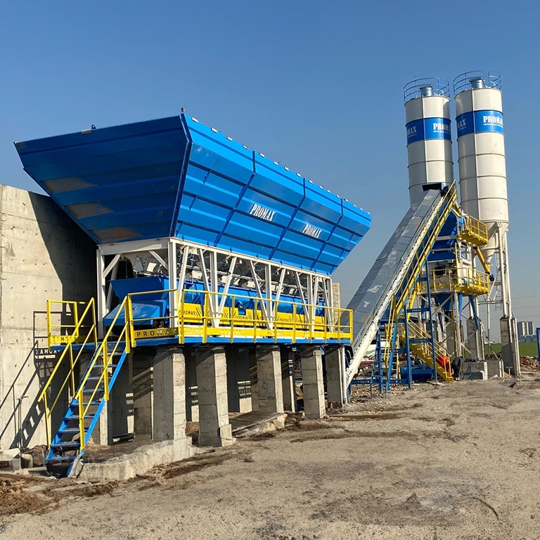 130m³/h Stationary Concrete Batching Plant