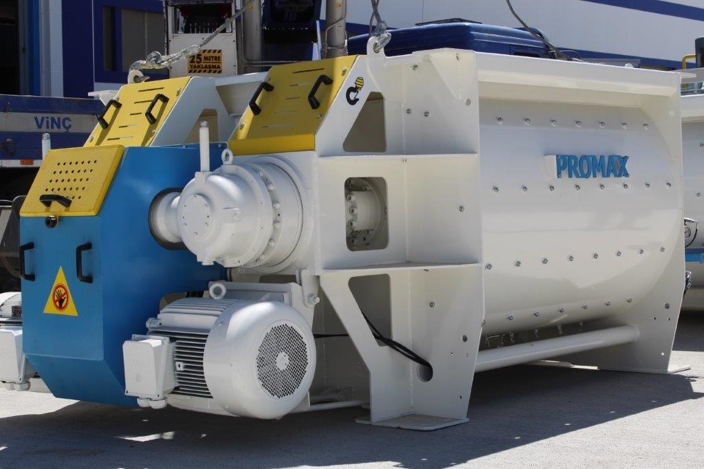 Twin Shaft Concrete Mixer