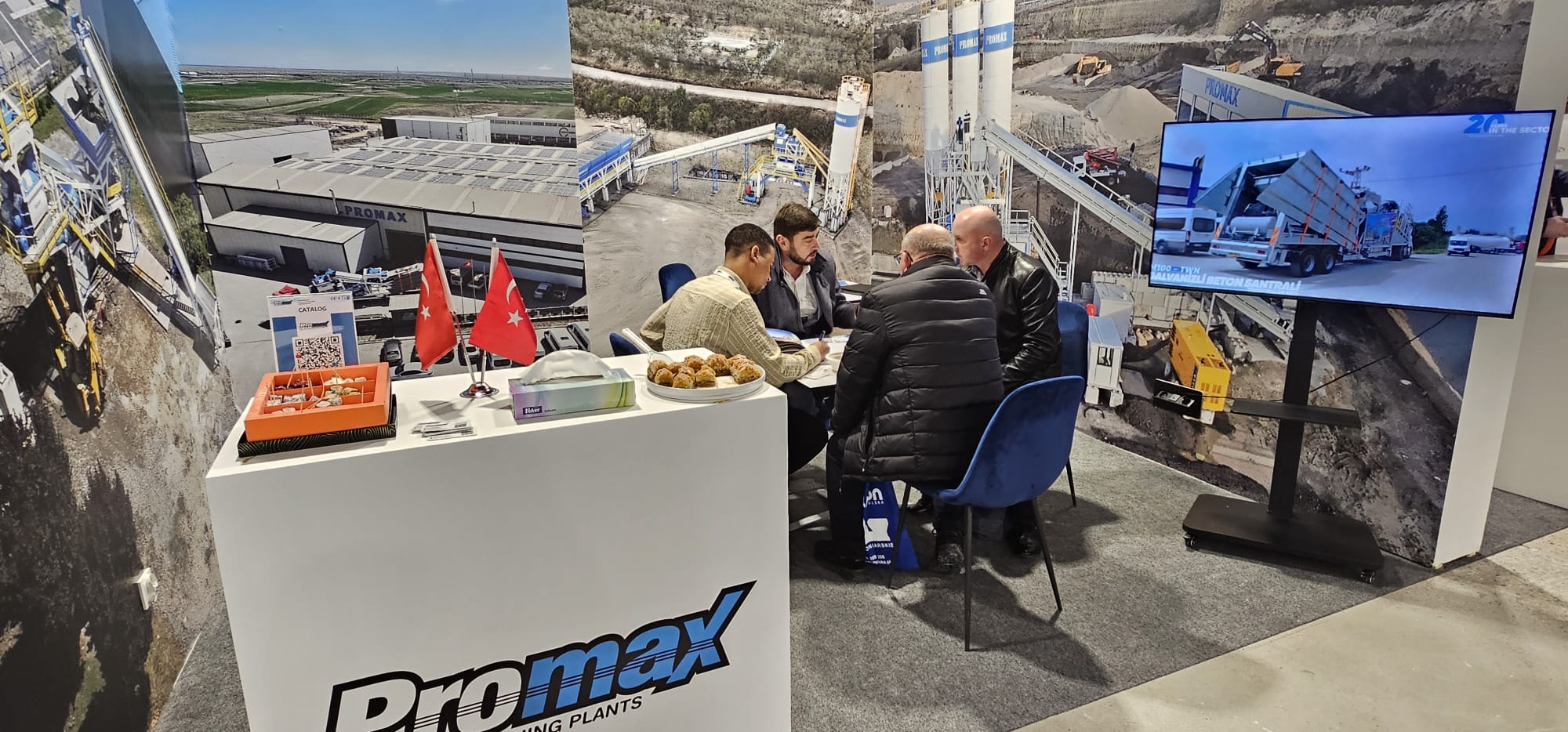 Promax Concrete Batching Plants marcou presença na feira Poland Concrete Expo